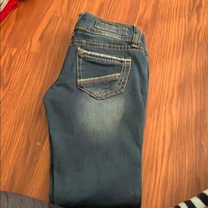 Straight leg jeans